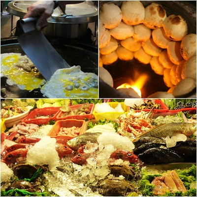 a few of hundreds delicacy at night market