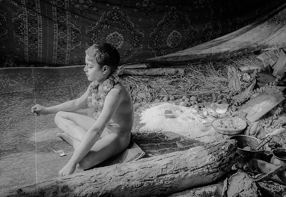 a young sadhu