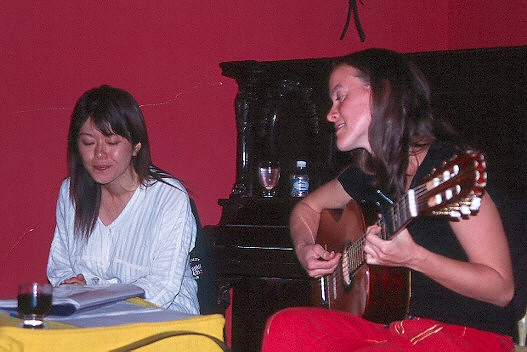 singing with Patricia in Cusco