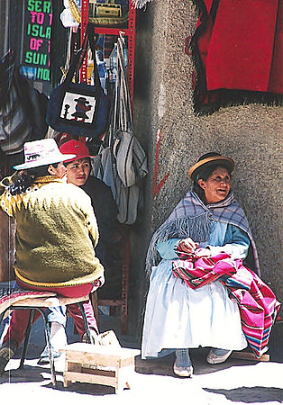 Copacabana near the border with Peru