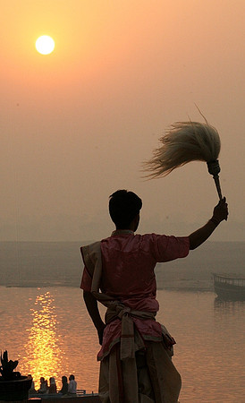 The Ganga at dawn