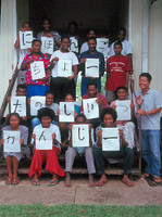 students studying Japanese